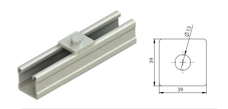Strut Channel Square Plate Washer HDG – ACB-101 HDG