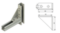 ACB-401 HDG C Hanging Support Bracket product photo and dimensions