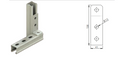 ACB-407 HDG C Hanging Support product photo and dimensions